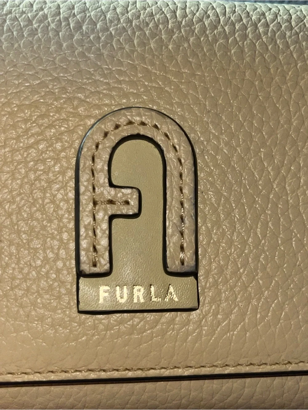 Furla wallet textured